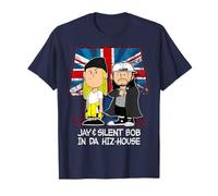 Kevin Smith Jay & Silent Bob-Nuts Remix De Hiz-House Excl Reino Unido Camiseta