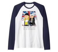 Kevin Smith Jay & Silent Bob-Nuts Remix De Hiz-House Excl Reino Unido Camiseta Manga Raglan
