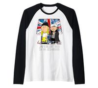 Kevin Smith Jay & Silent Bob-Nuts Remix De Hiz-House UK Ex amiseta Manga Raglan