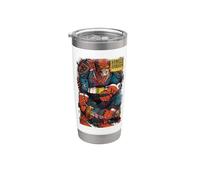 Kevin Smith Jay & Silent Bob Ranger Peligro Requiem Comic LDN Vaso térmico de acero inoxidable de doble pared