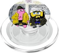 Kevin Smith Jay & Silent Bob Remix Esponja Retro 90s Mashup PopSockets PopGrip para MagSafe