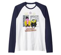 Kevin Smith Jay & Silent Bob Remix Esponja Retro Mashup 90s Camiseta Manga Raglan