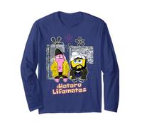 Kevin Smith Jay & Silent Bob Remix Esponja Retro Mashup 90s Manga Larga