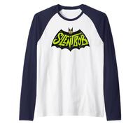 Kevin Smith ve el Logotipo de Askewniverse Silent Bob Bat Camiseta Manga Raglan