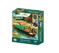 Kevin Walsh Nostalgia K33021 Rail & Canal - Puzzle de 1000 piezas