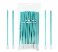 Kevinrooty - Kit de 50 cepillos Desechables para Ranuras, escobilla de Inodoro desechable, alféizares, Teclado, Limpiador de Aire Acondicionado del Coche, Color Azul