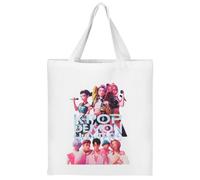 KEVRDRT Bolsa de Tela Dem0n Hun-ters, Tote Bag Tela con Estampado de Hunt-rix, 35x40 cm, Reutilizable Bolsas Tela, Regalo Original Mujer y para Fans del Anime (6)