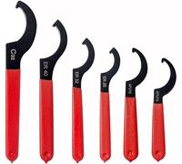 KEWAYO Juego de 6 Llaves de Bobina en Forma de C para Ajuste de suspensión y Amortiguador