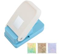 KEWAYO Perforadora rectangular para sellos postales, portátil, para álbumes de recortes, para hacer tarjetas, álbumes de recortes, bricolaje