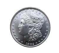KEWEIYASW 1882 US Mint Uncirculated Old Coins, Morgan One Dollars, Half Dollars