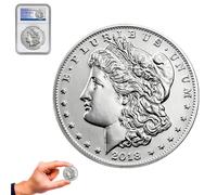 KEWEIYASW 2018 Morgan sǐlvēr Dollar 999% plata pura. Monedas sin circular