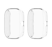 Keweni Funda Protector Compatible con Amazfit GTS 4 Mini,2 Pezzi Morbido TPU Schermo Protettore Tutto Intorno Paraurti Protettore Shell per Amazfit GTS 4 Mini (Transparente+Transparente)