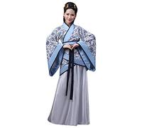 kewing Chino Tradicional Hanfu Vestido - Mujer Danza Clásica Etapa de Rendimiento Hada Falda Traje de Tang Disfraz