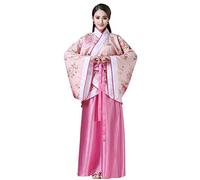kewing Chino Tradicional Hanfu Vestido - Mujer Danza Clásica Etapa de Rendimiento Hada Falda Traje de Tang Disfraz
