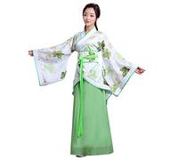 kewing Chino Tradicional Hanfu Vestido - Mujer Danza Clásica Etapa de Rendimiento Hada Falda Traje de Tang Disfraz
