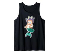 Kewpie Baby Capricornio Zodiac Sea Goat Camiseta sin Mangas