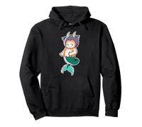 Kewpie Baby Capricornio Zodiac Sea Goat Sudadera con Capucha