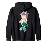 Kewpie Baby Capricornio Zodiac Sea Goat Sudadera con Capucha