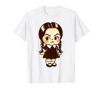 Kewpie Baby Colegiala Miércoles Camiseta gráfica económica, Hombre, Blanco, M