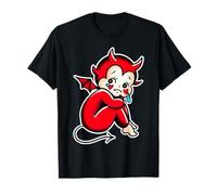Kewpie Baby Devil Llorando Demonio Triste Camiseta