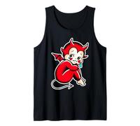 Kewpie Baby Devil Llorando Demonio Triste Camiseta sin Mangas