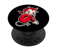 Kewpie Baby Devil Llorando Demonio Triste PopSockets PopGrip Adhesivo