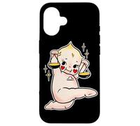 Kewpie Baby Libra Zodiac Escalas de Justicia Carcasa para iPhone 16