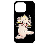 Kewpie Baby Libra Zodiac Escalas de Justicia Carcasa para iPhone 16 Pro