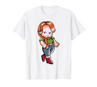 Kewpie Baby Linda Pelirroja Chica Camiseta gráfica económica, Hombre, Blanco, XL