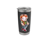 Kewpie Baby Linda Pelirroja Chica Vaso térmico de acero inoxidable de doble pared