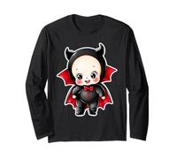 Kewpie Baby Lindo Vampiro Demon Devil Manga Larga