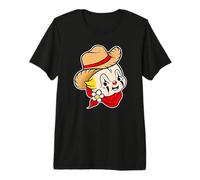 Kewpie Baby Rodeo Payaso Cowboy Tradicional Tatuaje Flash Camiseta Premium