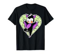 Kewpie Baby Vampire Bat Spiderweb Heart Camiseta