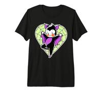 Kewpie Baby Vampire Bat Spiderweb Heart Camiseta Premium