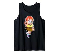 Kewpie Bebé Lindo Pelirroja Ojo Verde Chica Estu Camiseta sin Mangas