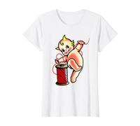 Kewpie - Costurera de Ganchillo para bebé Camiseta gráfica económica, Mujer, Blanco, M