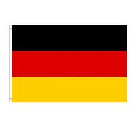 KEWUF 1 pcs Germany Flag Deutschland Fahne 90 x 150 cm- Deutsche Flagge leuchtenden Farben mit Messing-Ösen
