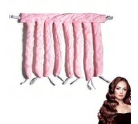 KEWUF Bigodino Lungo per Boccoli, Bigodino Fascia Capelli, Bigodin Morbidi per Dormire, Rizador Pulpo, No Dañará el Cabello, Para Cabello Largo y Medio, Mujeres Niñas, Newbie Friendly (Rosa)