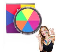 KEWUF Pintura Corporal y Facial, Body Painting, Pintura de Cara Para Niños Kit, Hipoalergenica, Pintacaras Infantil, 6 Colores, para Niños Halloween Fiestas Cosplay Semana Santa