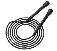 KEWUF Skipping Rope, Cuerda Saltar Niños, Saltar la Cuerda, Cuerda Para Saltar Para Fitness, Cuerda Para Saltar De Longitud Ajustable, Para Personas Menos De 1,8 M De Altura (Negro, Grosor 5 Mm)