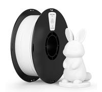kexcelled ABS Mate Filamento para Impresora 3D 1,75 mm +/- 0,03 mm, Resistente a Alta Temperatura y Duradero, Compatible con la Mayoría de las Impresoras FDM, Bobina de 1 kg (2,2 lbs), Blanco