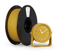 kexcelled ABS Mate Filamento para Impresora 3D 1,75mm +/- 0,03mm, Resistente a Alta Temperatura y Duradero, Compatible con la Mayoría de las Impresoras FDM, Bobina de 1kg (2,2lbs), Amarillo Mostaza
