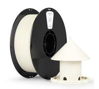 kexcelled ASA Filamento de Impresión 3D 1,75 mm +/- 0,03 mm, Resistente a la Intemperie y al Calor, Protección UV, para Piezas Funcionales para Exteriores, Bobina de 1 kg (2,2 lbs), Blanco Apagado