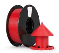 kexcelled ASA Filamento de Impresión 3D 1,75 mm +/- 0,03 mm, Resistente a la Intemperie y al Calor, Protección UV, para Piezas Funcionales para Exteriores, Bobina de 1 kg (2,2 lbs), Rojo