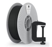 kexcelled Filamento PETG Fibra de Carbono 1.75mm +/- 0.03mm 1kg Carrete, Alta Resistencia & Rigidez, PETG CF Reforzado para Piezas Industriales y Funcionales, Material para Impresora 3D, Negro