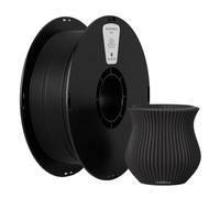 kexcelled PETG Filamento de Fibra de Vidrio para Impresora 3D 1,75 mm +/- 0,03 mm, Resistencia Química y a Bajas Temperaturas, Apto para la Mayoría de Impresoras FDM, 1 kg (2,2 lbs), Negro