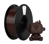 kexcelled PETG Filamento para Impresora 3D 1,75 mm +/- 0,03 mm, Resistencia Química, Resistente a Bajas Temperaturas, Apto para la Mayoría de Impresoras FDM, Bobina de 1 kg (2,2 lbs), Chocolate