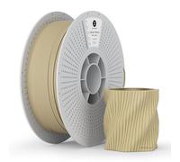 kexcelled PETG Mate Filamento 1,75 mm +/- 0,03 mm, Acabado Mate Suave, Resistencia Química, Bobina Extraíble, 1 kg Material Estético para Impresión 3D for FDM Printers, Amarillo Mantequilla