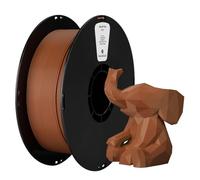 kexcelled PLA Filamento para Impresora 3D 1,75 mm +/- 0,03 mm, Colores Vivos, Alta Estabilidad, Apto para la Mayoría de Impresoras FDM, Bobina de 1 kg (2,2 lbs), Marrón