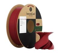 kexcelled PLA Mate Filamento para Impresora 3D 2,85 mm +/- 0,03 mm, Textura de Color Mate, Apto para la Mayoría de Impresoras FDM, Bobina de 1 kg (2,2 lbs), Chelsea Rojo